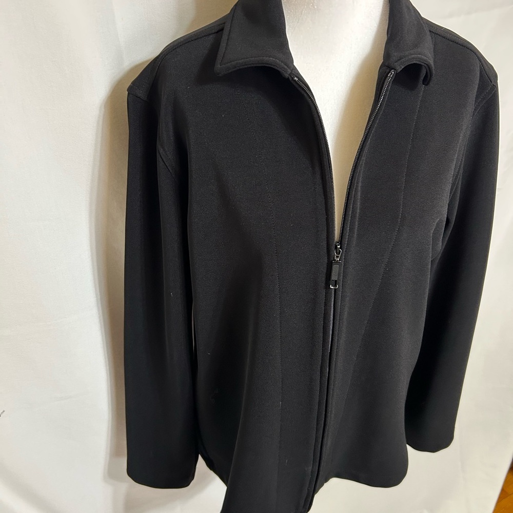 Chico's Elegant Black Shirt Jacket